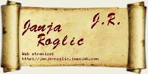 Janja Roglić vizit kartica